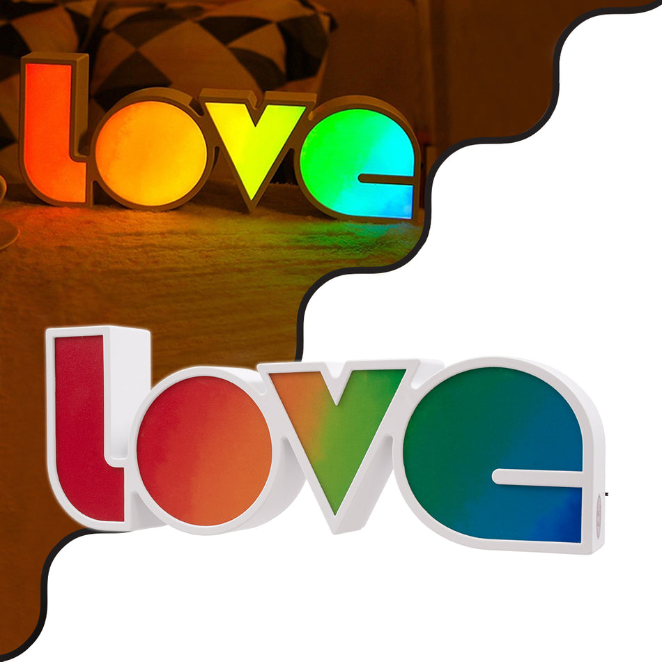 76551 Tabel modern masă decorativă curcubeu 2W LED -ul curcubeu LED cu pornire/oprire și 3XAA Cabluri de alimentare a bateriei (nu sunt incluse) alb rece 6000K