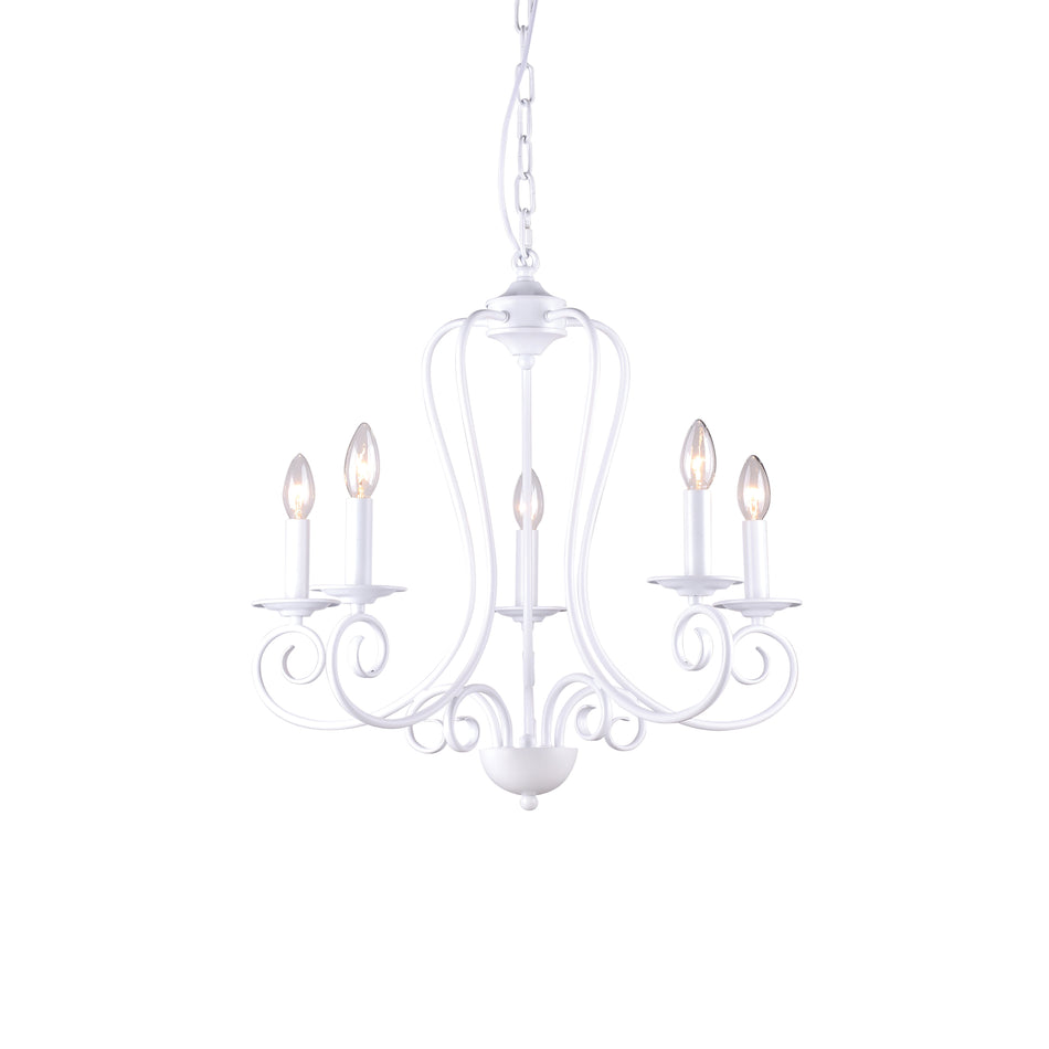 C114-5 LARO PENDANT LAMP WHITE 1Z1