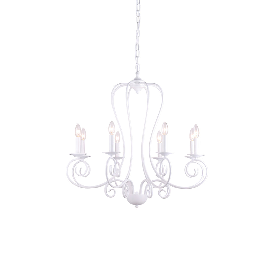 C114-8 LARO PENDANT LAMP WHITE 1Z1