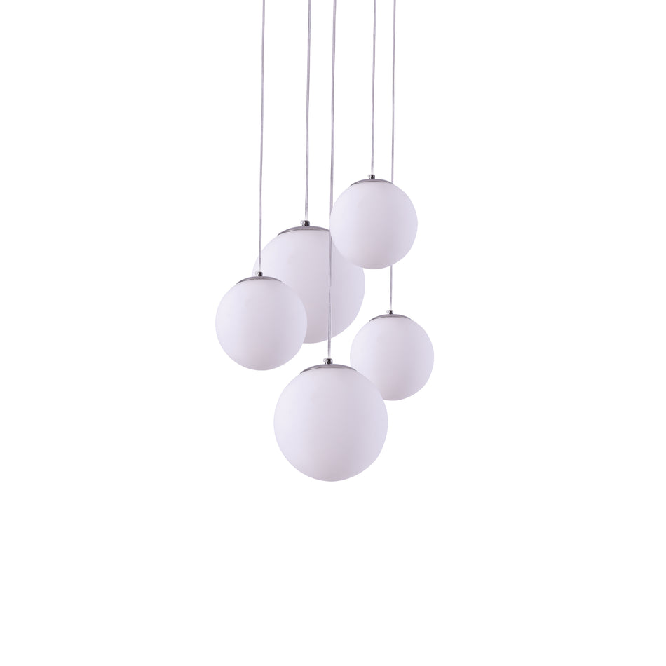 SE1520-5 ALESSIA OPAL GLASS 3 Φ15 & 2 Φ20+