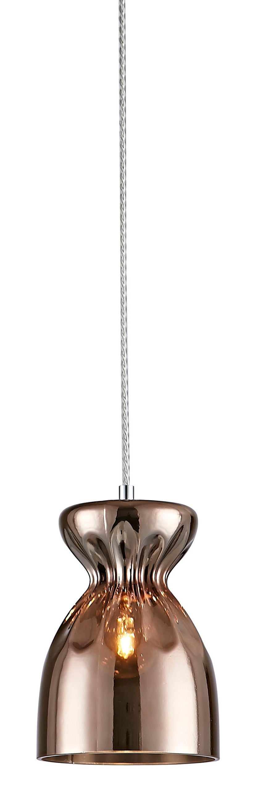 SE4314-01-CP DOMENICO PENDANT COPPER GLASS Γ4