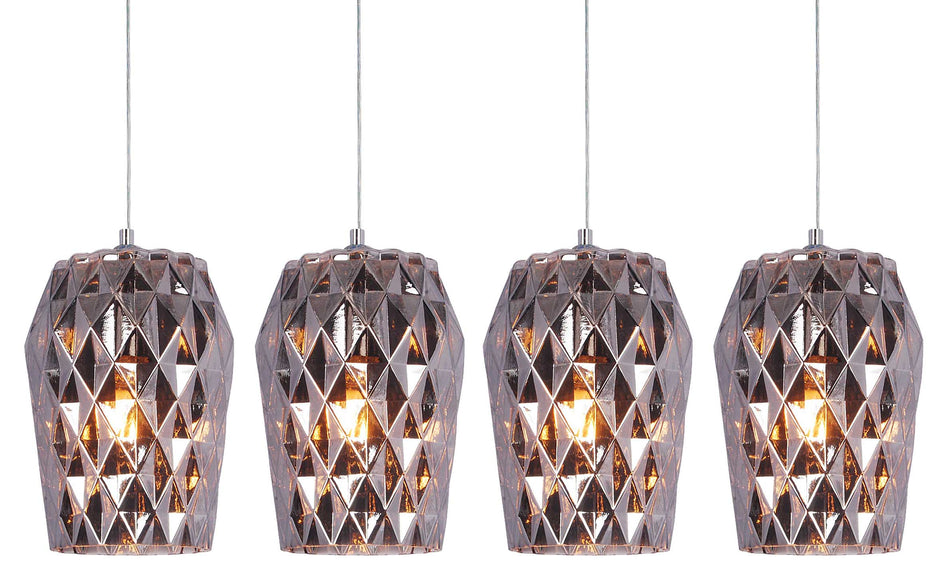 SE4288S-04 LUCA PENDANT SMOKE GLASS+