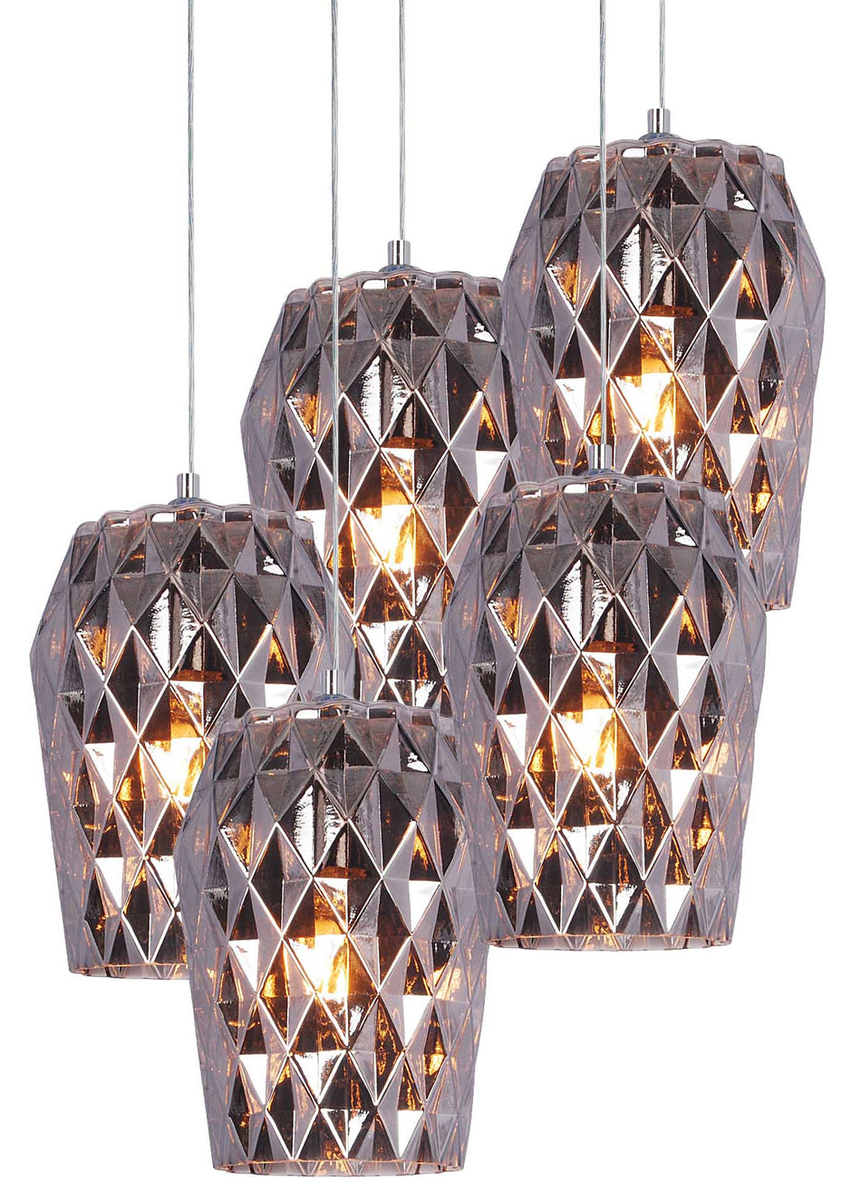 SE4288S-05 LUCA PENDANT SMOKE GLASS+