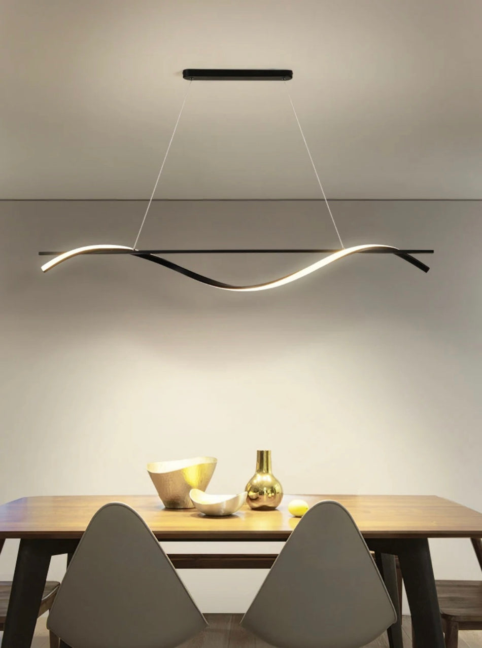 SE LED 100 ONDAS PENDANT BLACK 23W 3CCT 2 YEARS WARRANTY