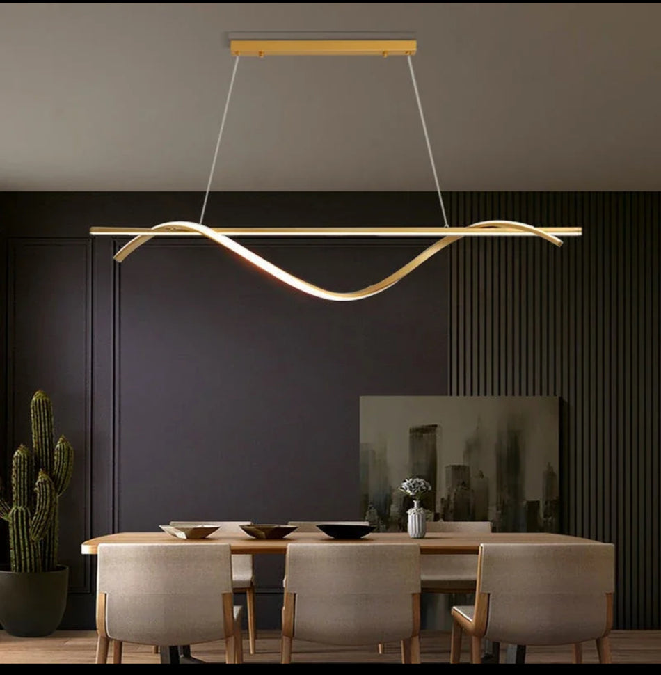 SE LED 100 ONDAS PENDANT GOLD 23W 3CCT 2 YEARS WARRANTY