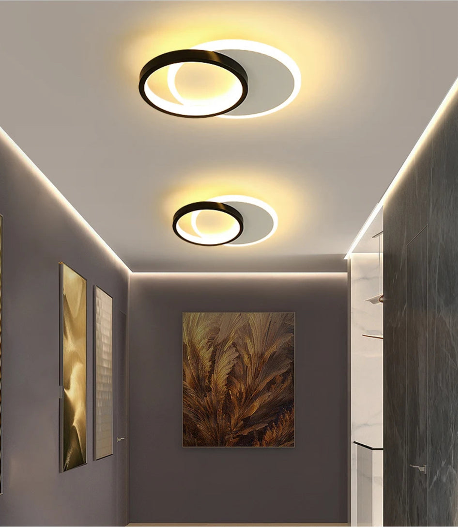 SE LED 200 HUGO WHITE AND BLACK CEILING 15W 3CCT 2 YEARS WARRANTY