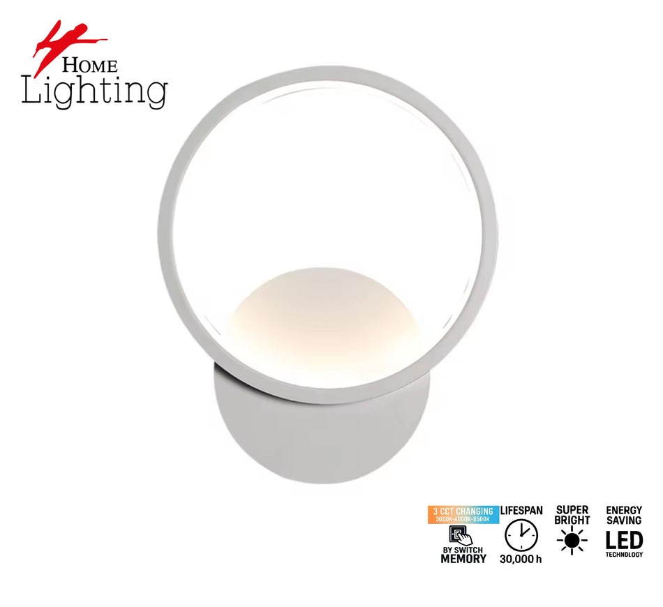SE LED 20 ROSA WEISSE WANDLEUCHTE 12W 3CCT MIT SPEICHER 2 JAHRE GARANTIE