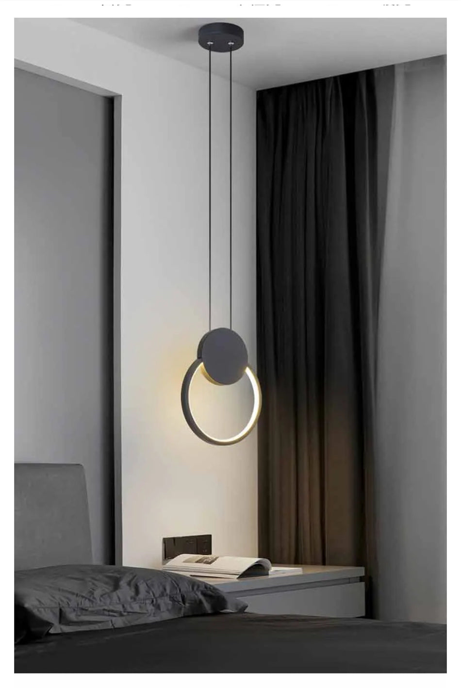 SE LED 30 RANDO BLACK PENDANT 12W 3CCT 2 YEARS WARRANTY