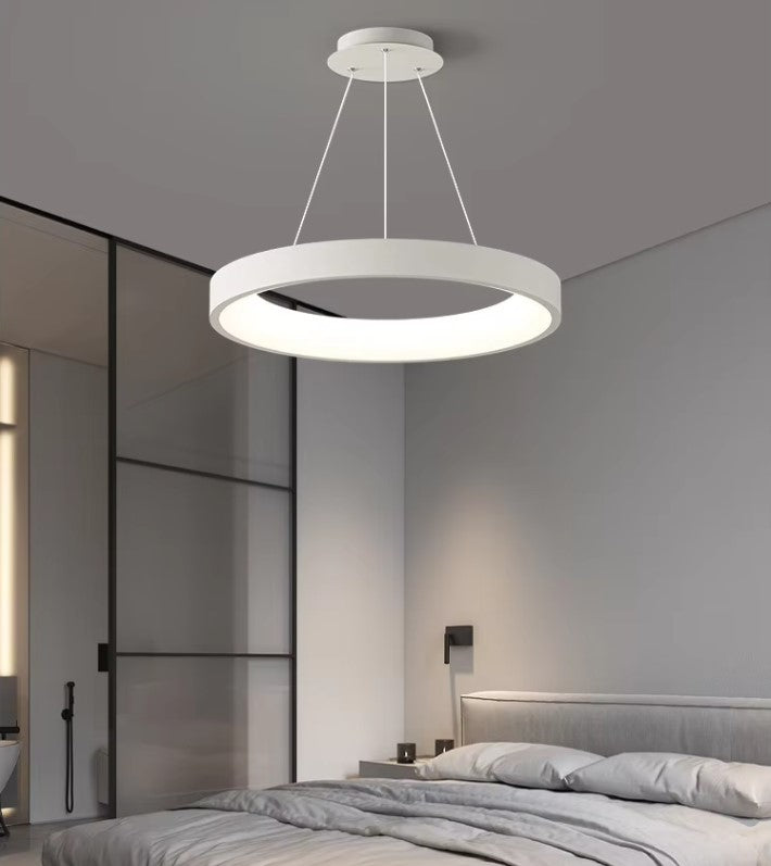 SE LED 32 KAITO WHITE  PENDANT 50x50x100cm 32W 3CCT IP20 2 YEARS WARRANTY