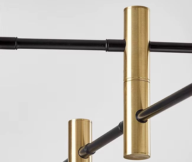 SE21-HA-4 HARUTO BLACK AND GOLD PENDANT OPAL 83x45cm  E27*4  MAX 60W IP20  2 YEARS WARRANTY