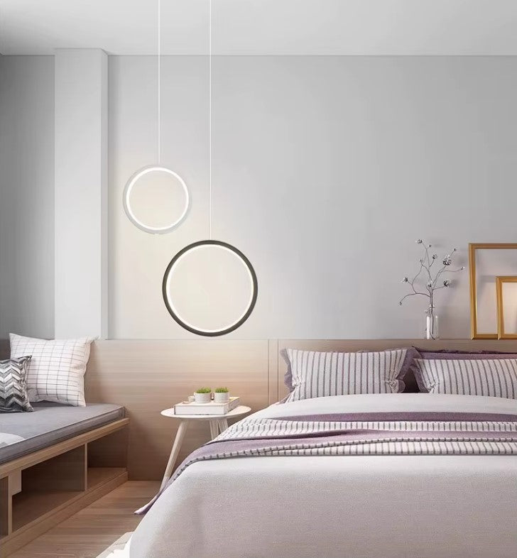 SE LED 16 AINA BLACK AND WHITE PENDANT 16x22cm 16W IP20 3CCT 2 YEARS WARRANTY