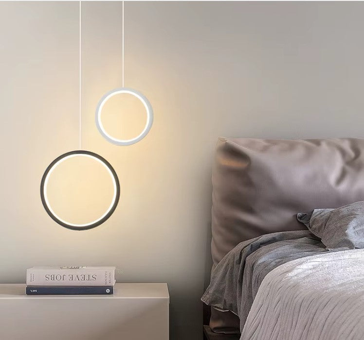 SE LED 16 AINA BLACK AND WHITE PENDANT 16x22cm 16W IP20 3CCT 2 YEARS WARRANTY