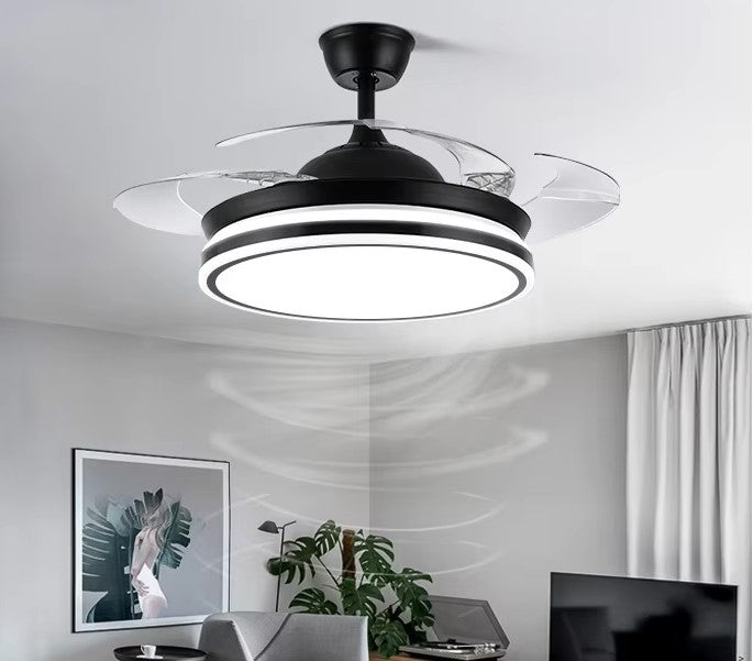 SE LED 36 FAMA BLACK FAN 105x35cm 36W IP20 3CCT 2 YEARS WARRANTY