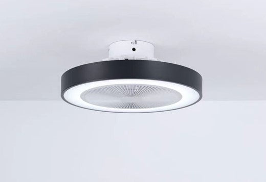 SE LED F50 MARCO BLACK FAN 60W SMART WITH CONTROL 50X50X20cm 3000k-6500k 85-265V 2 YEARS WARRAN