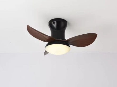 SE LED F65 ADAM BLACK-BROWN FAN 60W SΜΑRT WITH CONTROL 65x65x20cm 3000k-6500k 85-265V 2 YEARS W