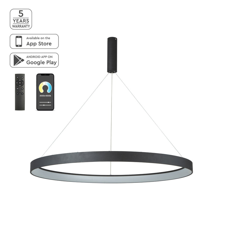 SE LED SMART 100 AMAYA PENDANT BLACK Δ5