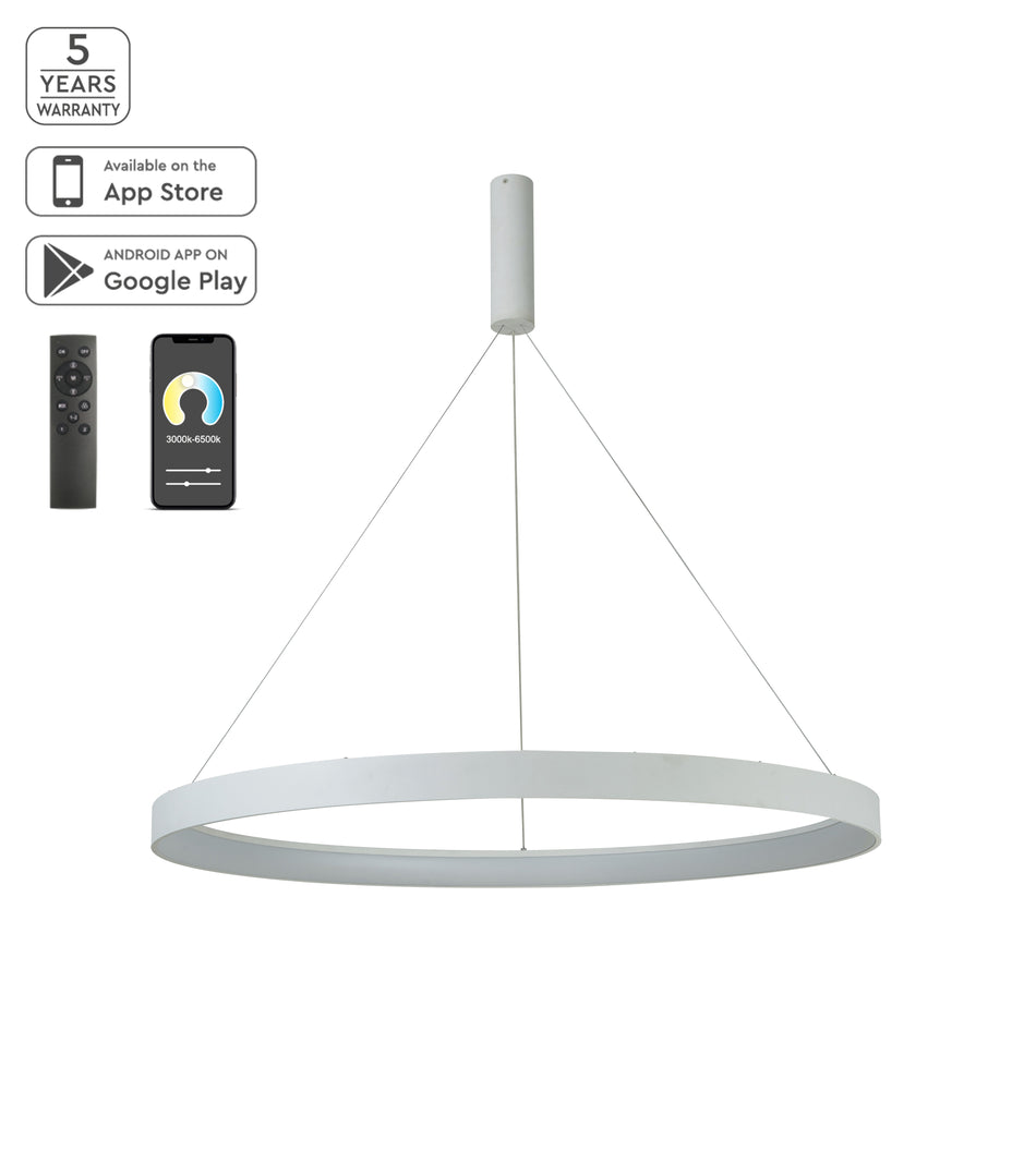 SE LED SMART 100 AMAYA PENDANT WHITE Δ5