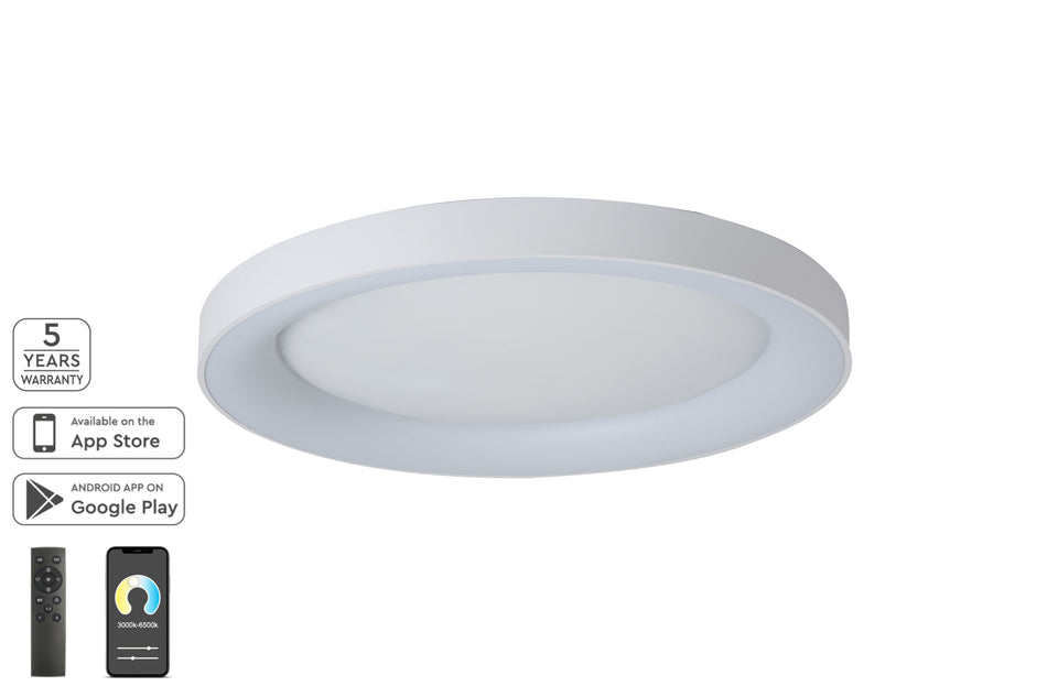 SE LED SMART 80 AMAYA CEILING WHITE Δ3
