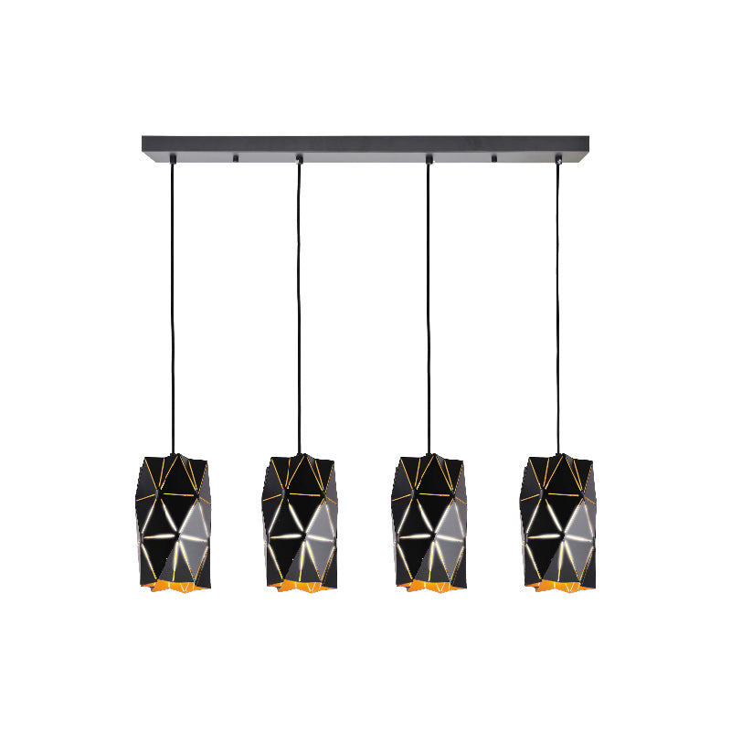 KQ S0661-4A TANGRAM BLACK METAL PENDANT Ε5+