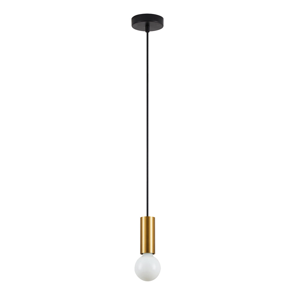 SE21-GM-4 ADEPT TUBE GOLD MATT PENDANT B1