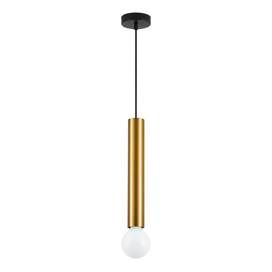 SE21-GM-5 ADEPT TUBE GOLD MATT E27+GU10 PENDANT B1