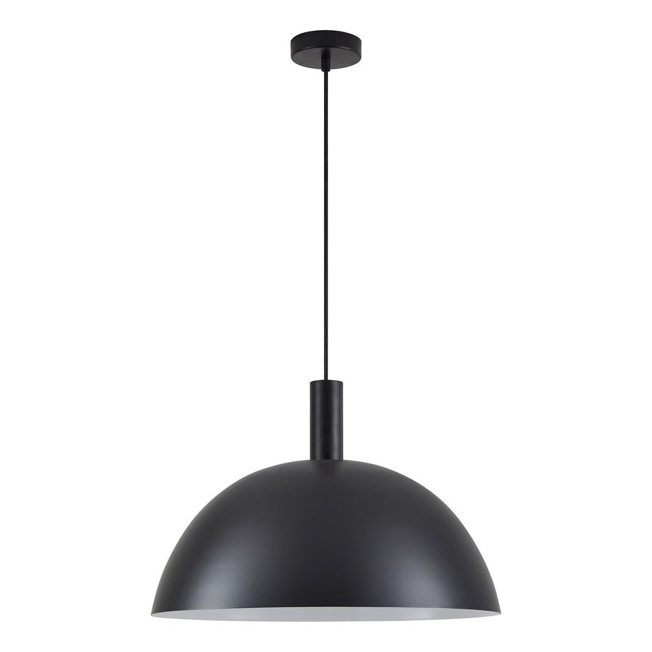 SE21-BL-4-MS50 ADEPT TUBE Black Metal Shade Pendant+