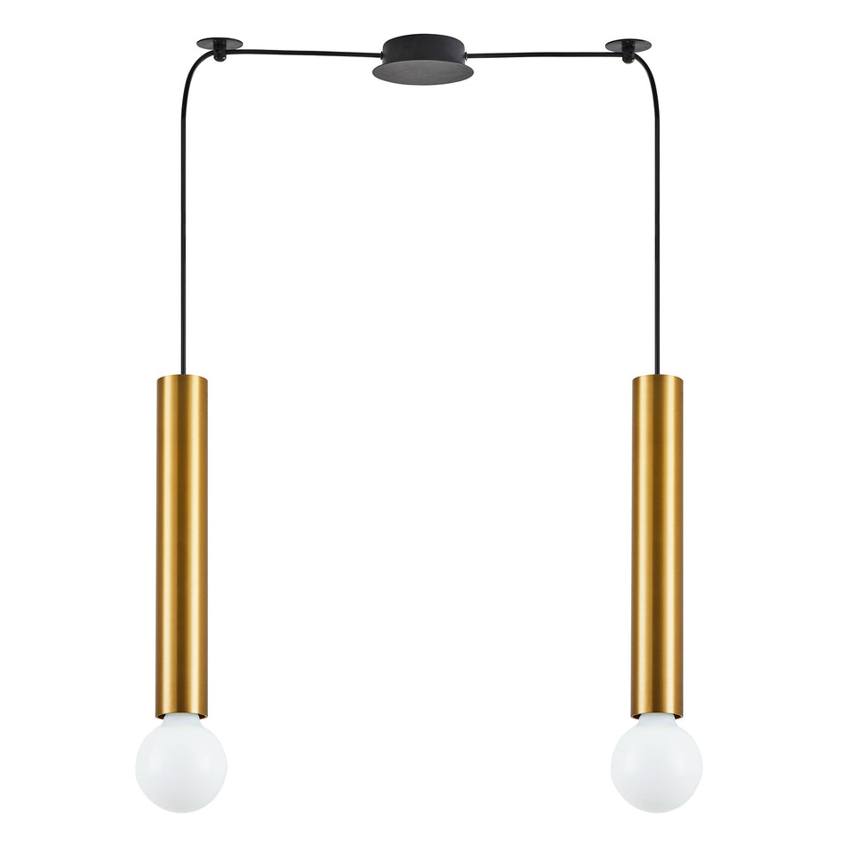 SE21-GM-5-BL2 ADEPT TUBE GOLD MATT Gold Matt Pendant+