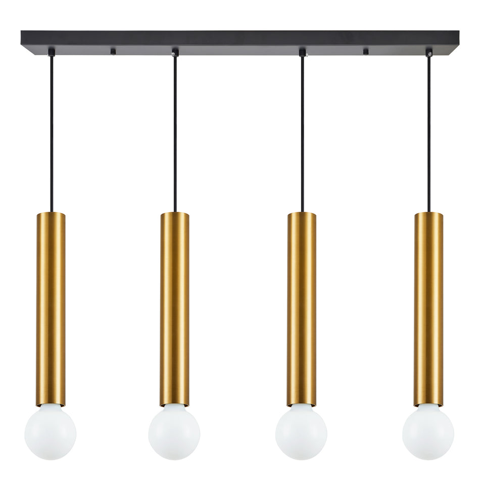 SE21-GM-5-4BL ADEPT TUBE GOLD MATT Gold Matt Pendant+