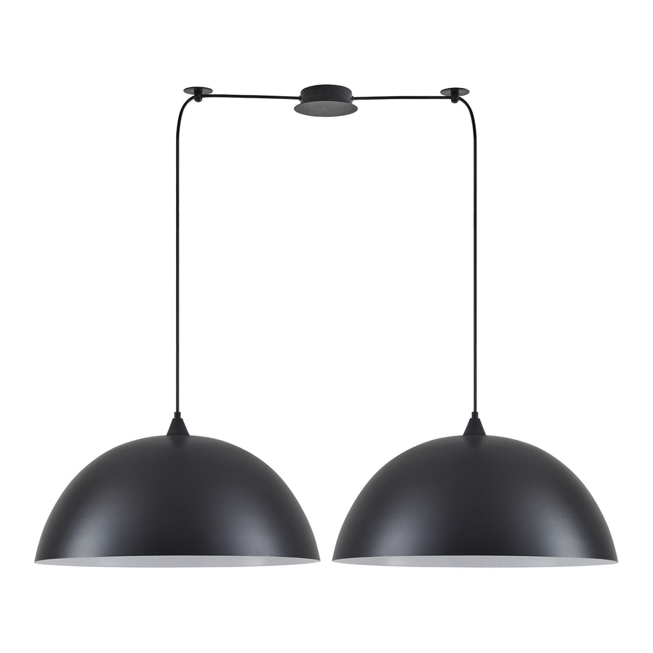SE21-BL-B10-BL2-MS50 ADEPT PENDANT Black Metal Pendant+