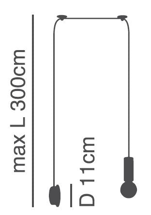 SE21-NM-4-NM1W ADEPT TUBE Nickel Matt Wall lamp+