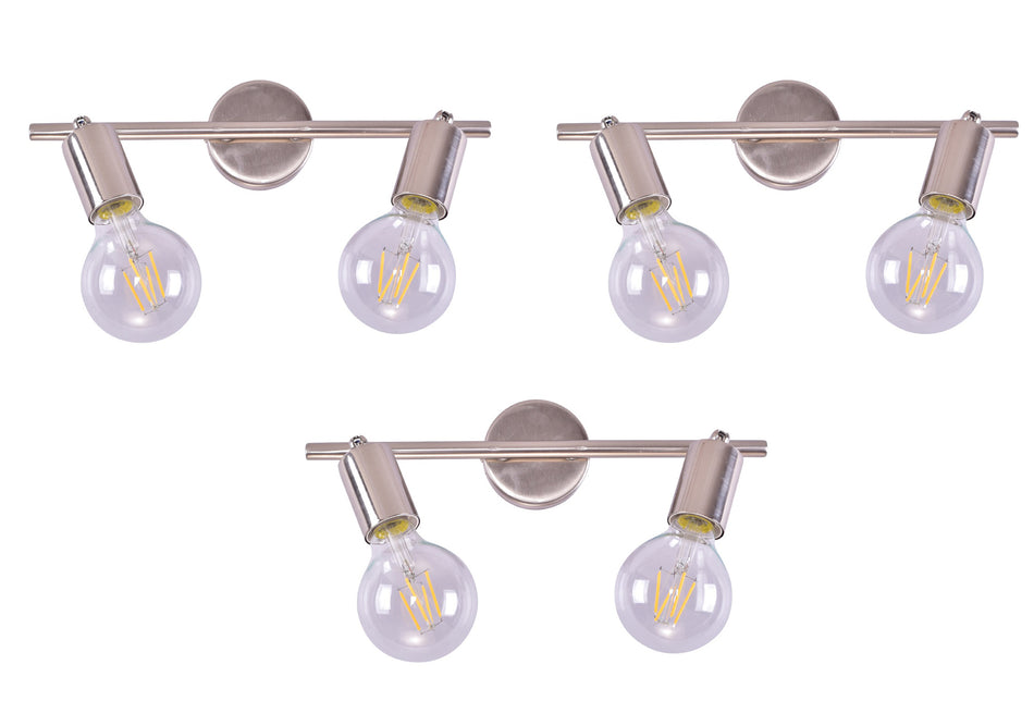 SE 137-2AN (x3) Soma Packet Nickel mat adjustable spotlight+