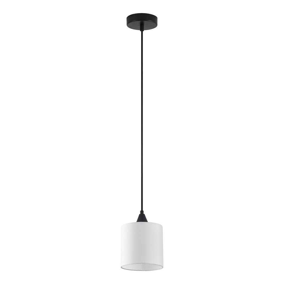 SE21-BL-B10-SH1 ADEPT PENDANT White Shade Pendant +