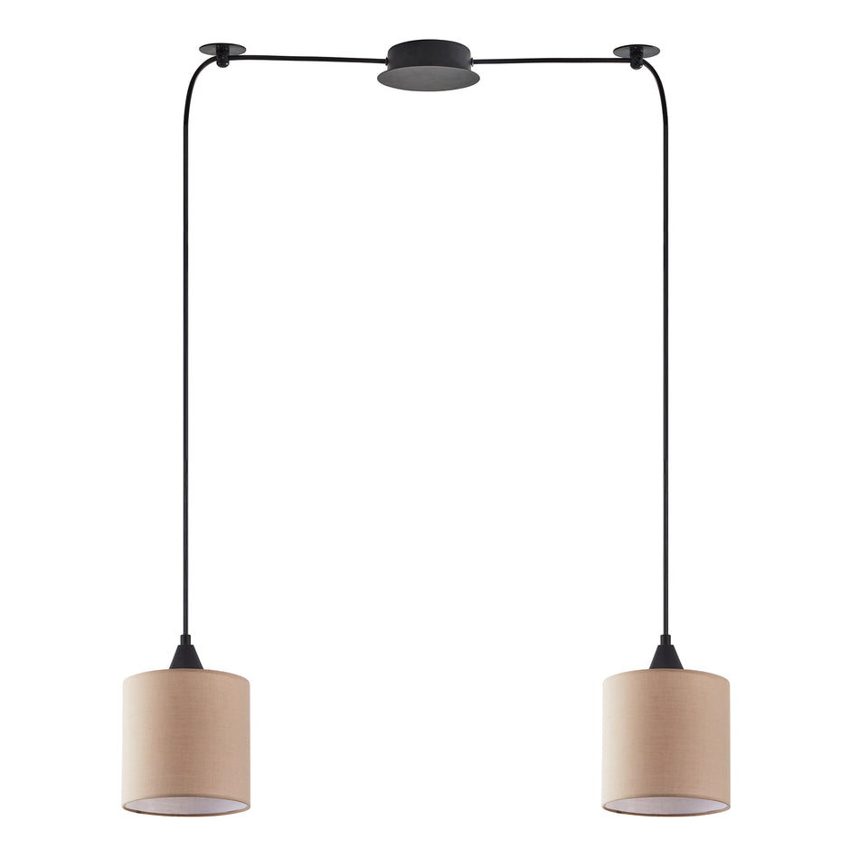 SE21-BL-B10-BL2-SH3 ADEPT PENDANT Brown Shade Pendant+