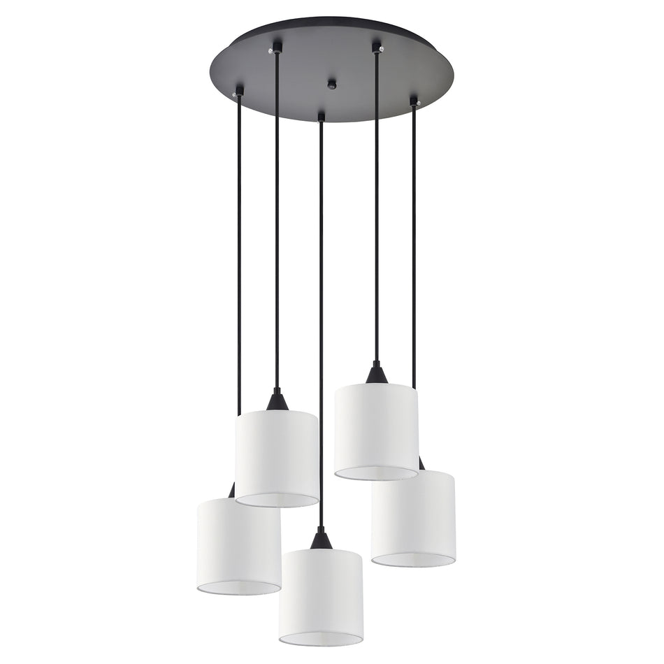 SE21-BL-B10-BL5-SH1 ADEPT PENDANT White Shade Pendant+