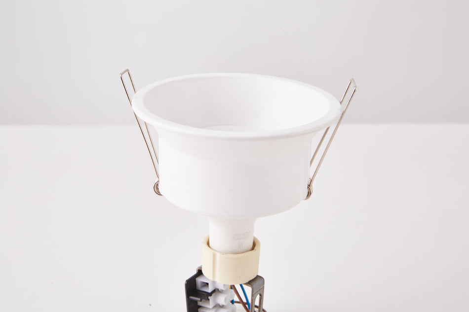 SE-SP-DL-R-WH CARGO SPOTLIGHT DOWNLIGHT RECESSED GU10 WHITE FOR HOLE 8,4cm