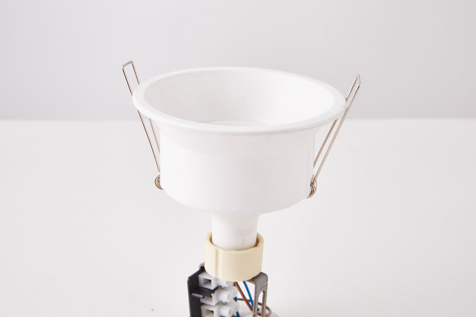 SE-SP-DL-R-WH CARGO SPOTLIGHT DOWNLIGHT RECESSED GU10 WHITE FOR HOLE 8,4cm