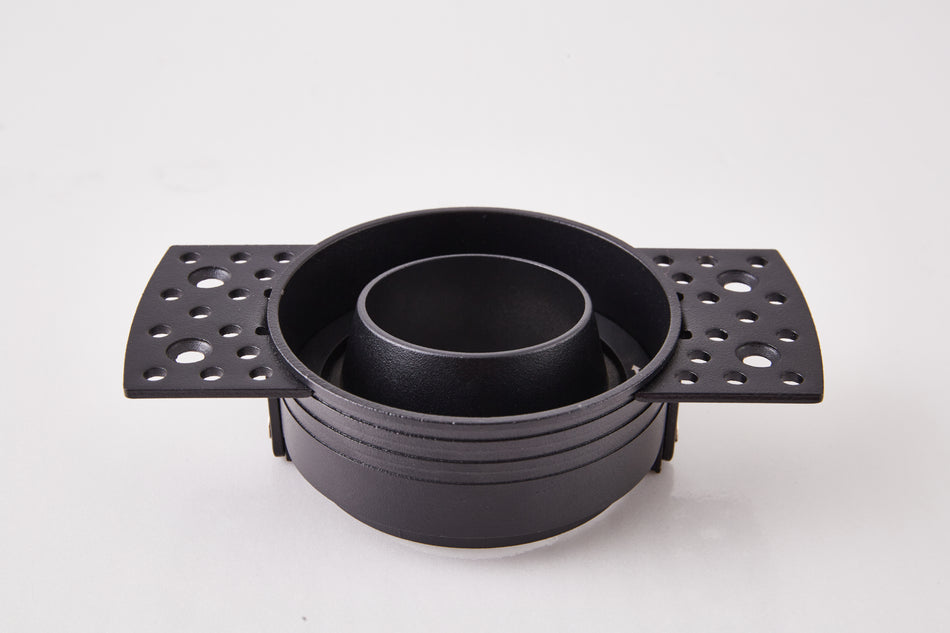 SE-SP-TR-BL TRIXI SPOT COMPONENT TRIMMLESS BLACK GU10/COB FOR HOLE 7,3cm. PAIRING WITH DEPO OR