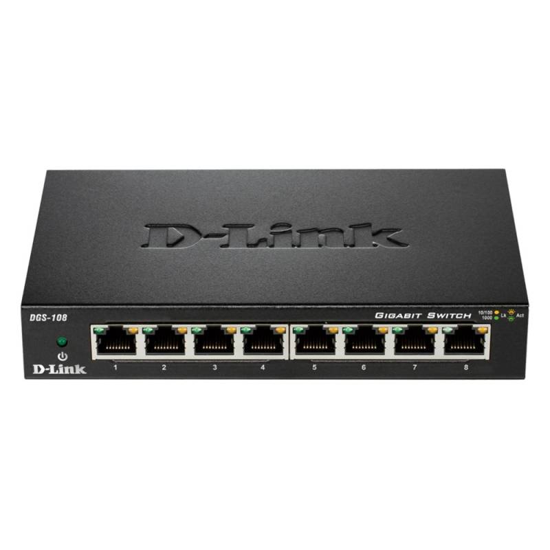 Switch D-Link DGS-108 8-Port