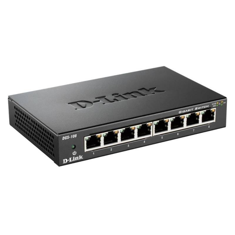 Switch D-Link DGS-108 8-Port