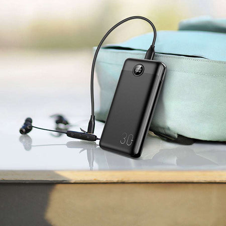 Veger L30 Power Bank 30000mAh 20W με 3 Θύρες USB-A και Θύρα USB-C Μαύρο