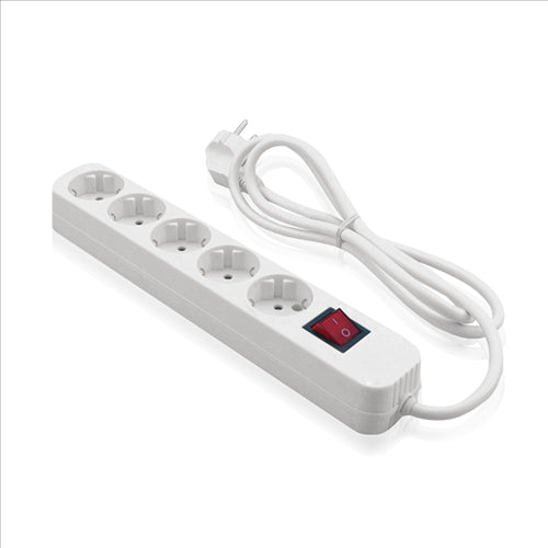 ΠΟΛΥΠΡΙΖΟ 5 ΘΕΣΕΩΝ ΜΕ ΔΙΑΚΟΠΤΗ 3Χ1.5mm 3Μ  ΑΣΦΑΛΕΙΑΣ