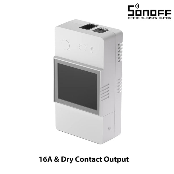 80077 SONOFF TH Elite THR316D Smart WiFi Temperature and Humidity Control RJ9 4P4C AC 100-240V MAX 16A