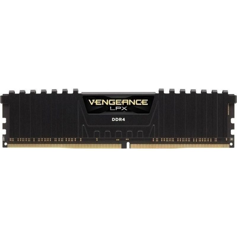 Μνήμη RAM Corsair Vengeance LPX 8GB (1x8GB) DDR4 3200MHz Black για Desktop