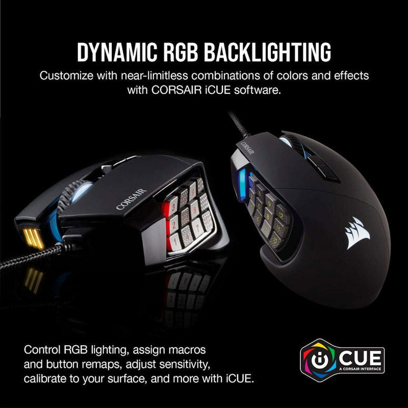 Gaming Mouse Corsair Scimitar Elite RGB