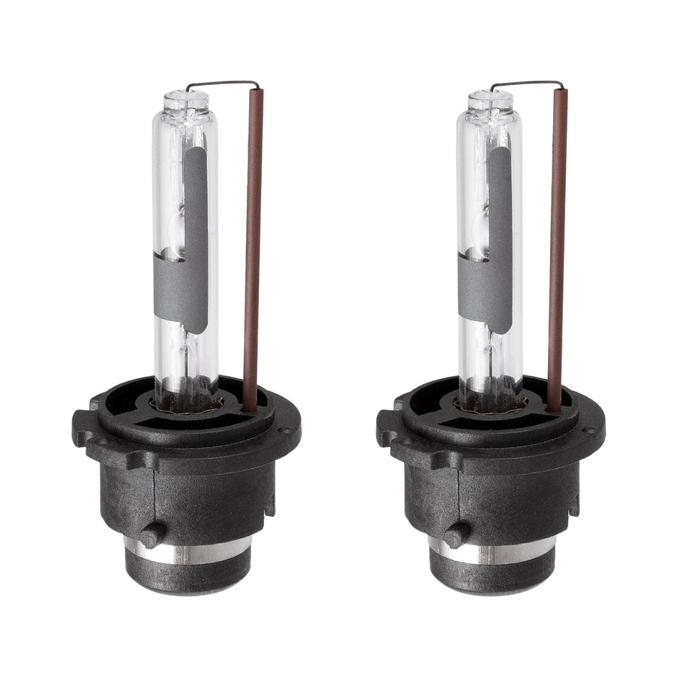 GLOBOSTAR® HID 84025 Λάμπα Xenon D2R Super Vision Υψηλής Φωτεινότητας +60% CANbus E1 ECER37 55W/110W 5000lm/10000lm 360° DC 12-24V Αδιάβροχο IP65 Φυσικό Λευκό 4300K - Μ3.2 x Π3.2 x Υ7.5cm - Πακέτο 2 Τεμαχίων - 2 Χρόνια Εγγύηση