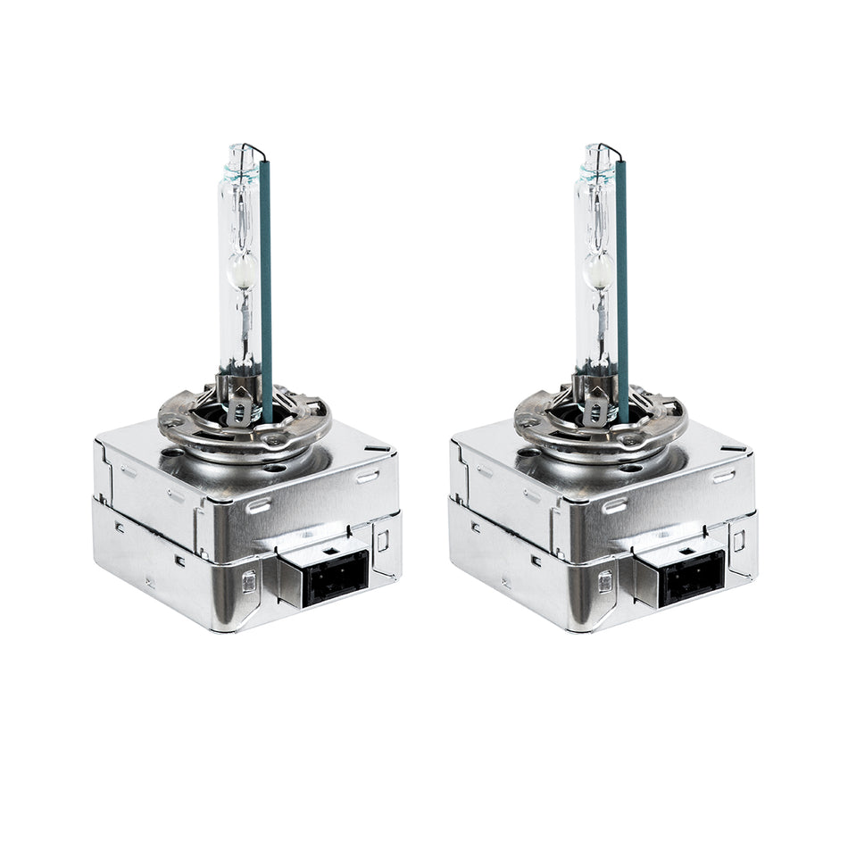 GLOBOSTAR® HID 84044 Λάμπα Xenon D3S Super Vision Υψηλής Φωτεινότητας +80% CANbus DOT ECER37 55W/110W 5000lm/10000lm 360° DC 12-24V Αδιάβροχο IP65 Ψυχρό Λευκό 6000K - Μ4 x Π5 x Υ8cm - Πακέτο 2 Τεμαχίων - 2 Χρόνια Εγγύηση