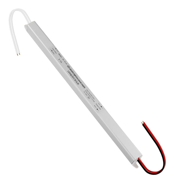 73014 Μεταλλικό Τροφοδοτικό PELV Ultra Slim για Προϊόντα LED 75W 3.1A - AC 220-240V σε DC 24V - IP20 Μ31 x Π1.8 x Υ1.8cm - 3 Years Warranty