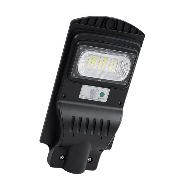 STREETA 85341 Professional LED Solar Street Light Αυτόνομο Ηλιακό Φωτιστικό Δρόμου 30W 300lm 48 x LED SMD 5730 με Ενσωματωμένο Φωτοβολταϊκό Panel 6V 6W & Επαναφορτιζόμενη Μπαταρία Li-ion 3.2V 5000mAh με Αισθητήρα Ημέρας-Νύχτας & PIR Αισθητήρα Κίνησης -...