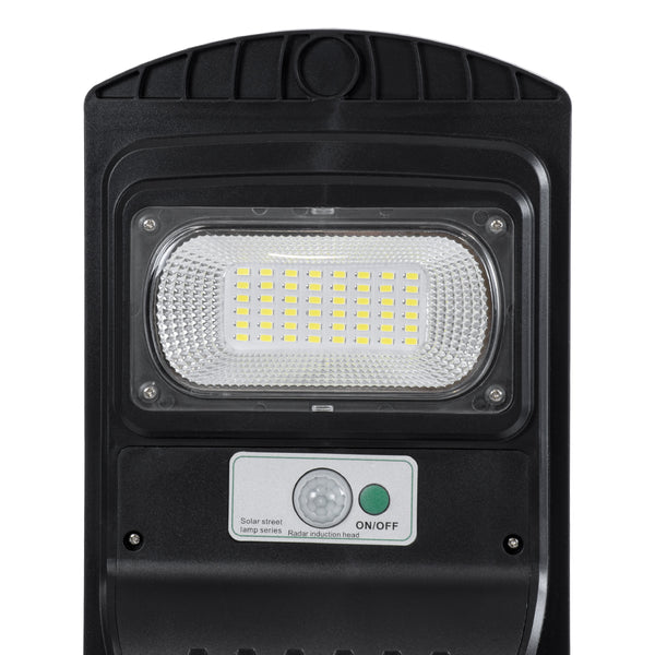 STREETA 85341 Professionelle LED-Solar-Straßenleuchte, Solar-Straßenleuchte, 30 W, 300 lm, 48 x LED SMD 5730, 6 W, Lichtsensor und PIR-Bewegungssensor, wasserdicht, 2 Jahre Garantie