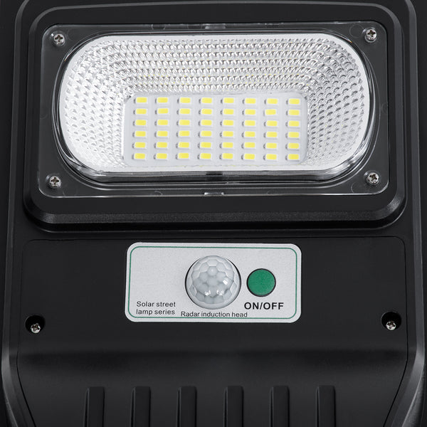 STREETA 85341 Professionelle LED-Solar-Straßenleuchte, Solar-Straßenleuchte, 30 W, 300 lm, 48 x LED SMD 5730, 6 W, Lichtsensor und PIR-Bewegungssensor, wasserdicht, 2 Jahre Garantie